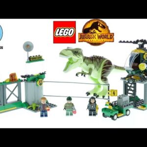 LEGO Juarssic World 76944 T. rex Dinosaur Breakout - LEGO Speed Build Review