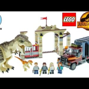 LEGO Jurassic World 76948 T. rex & Atrociraptor Dinosaur Breakout - LEGO Speed Build Review