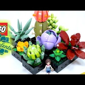 Buildable (and un-killable) succulents 🌵 Lego build & review