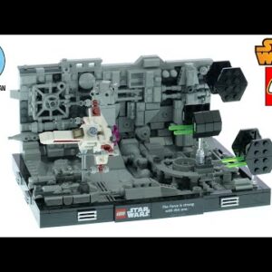 LEGO Star Wars 75329 Death Star Trench Run Diorama Speed Build