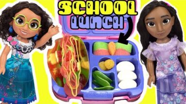Disney Encanto Mirabel Packs School Lunch Box for Isabela + Real Littles