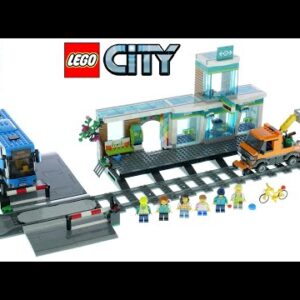 LEGO City 60335 Train Station Speed Build