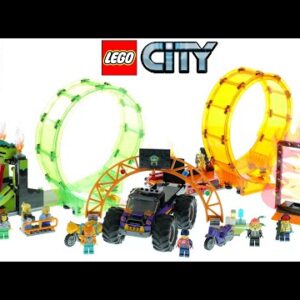 LEGO City 60339 Double Loop Stunt Arena Speed Build