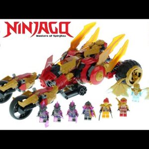LEGO Ninjago 71773 Kai's Golden Dragon Raider Speed Build