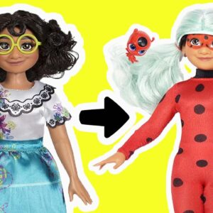 Disney Encanto Mirabel Transforms into Miraculous Ladybug with Isabela Doll