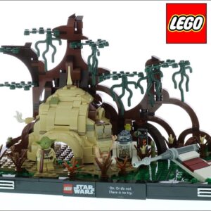 LEGO Star Wars 75330 Dagobah Jedi Training Diorama Speed Build