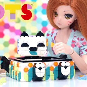 Cute Panda Tray Lego DOTS build & review