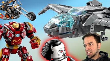 LEGO Marvel 2023 official reveals & thoughts! Quinjet, Ghost Rider, Morbius, another Hulkbuster ++