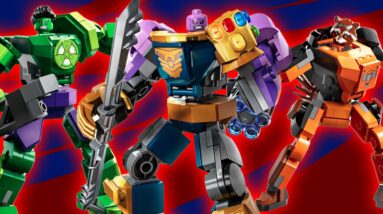 LEGO Marvel 2023 Mech Armors revealed! Hulk, Thanos, & Rocket Raccoon