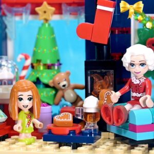 Making a Christmas apartment for Main Street 🎄 Lego custom build DIY craft