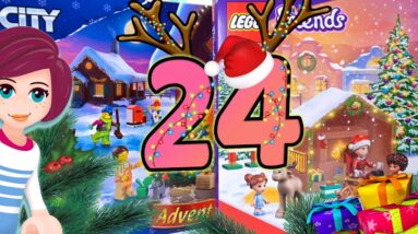 It's Christmas Eve! Opening door 24 of Lego Friends & City advent calendars 2022