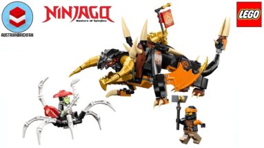 LEGO Ninjago 71782 Cole's Earth Dragon EVO - LEGO Speed Build Review