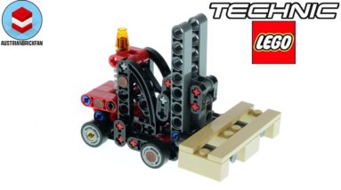 LEGO Technic 30655 Forklift with Palette - LEGO Speed Build Review