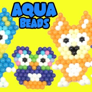 Bluey and Bingo DIY Aquabeads Craft Activity for Kids!