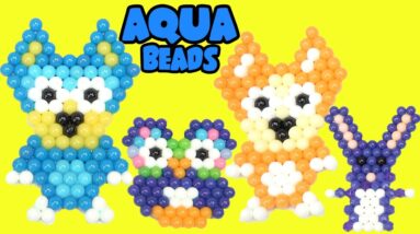 Bluey and Bingo DIY Aquabeads Craft Activity for Kids!