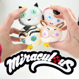 Miraculous Ladybug Kwami DIY Nano Tape Bubble Squishies