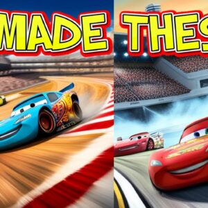 I made Disney Cars Art with an AI Art Generating Website, So Funny!