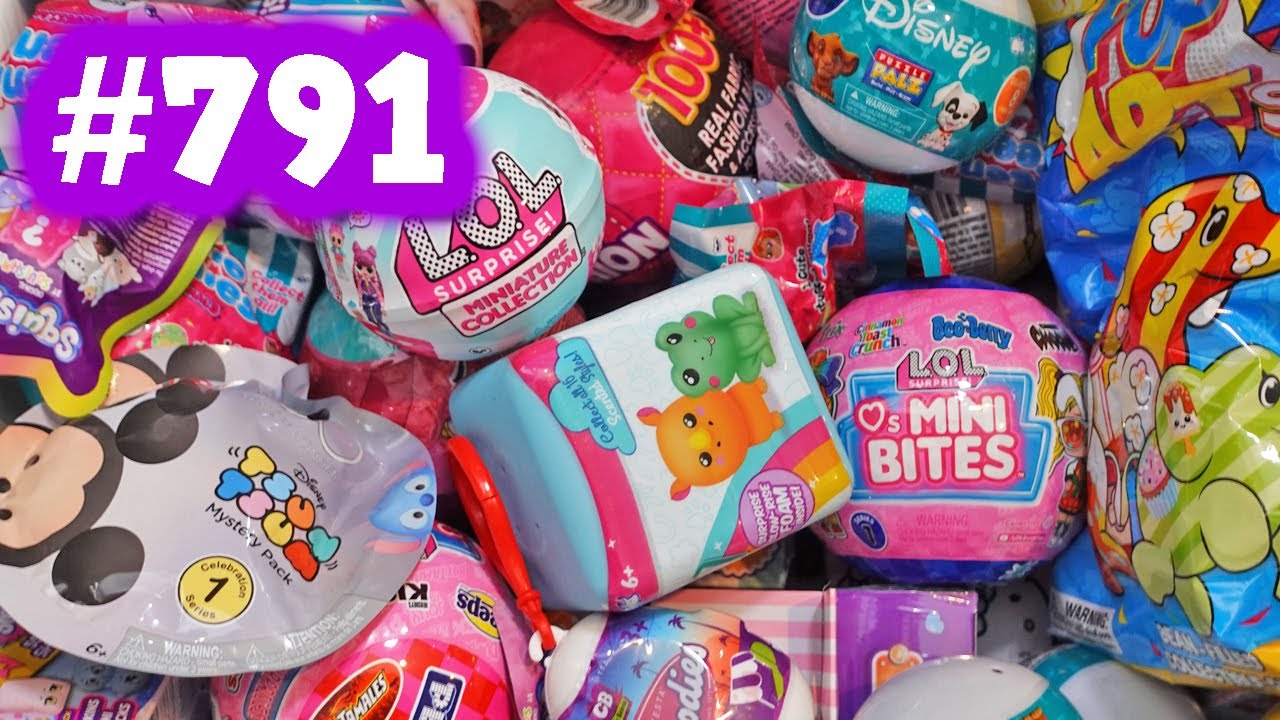 Random Blind Bag Box #791 - Pop It Pets, Toy Mini Brands and Squeezamals Eenie Teenies