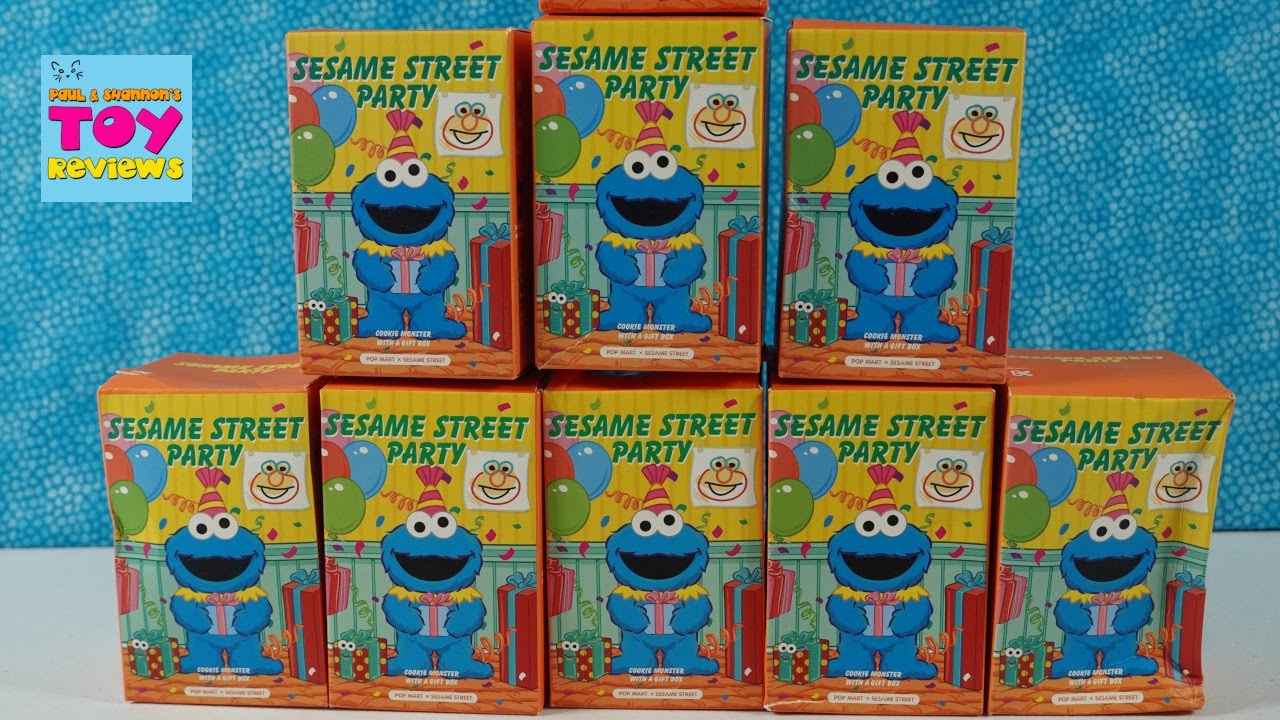 Sesame Street Party Blind Box Plush Pop Mart Unboxing Review | PSToyReviews