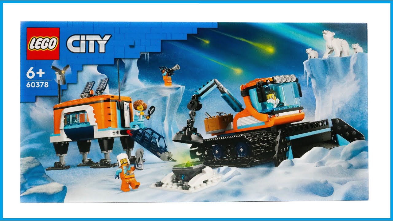 LEGO City 60378 Arctic Explorer Truck and Mobile Lab Speed Build