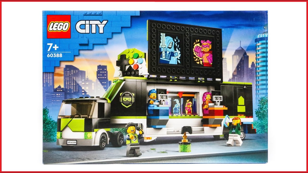 LEGO City 60388 Gaming Tournament Truck Speed Build