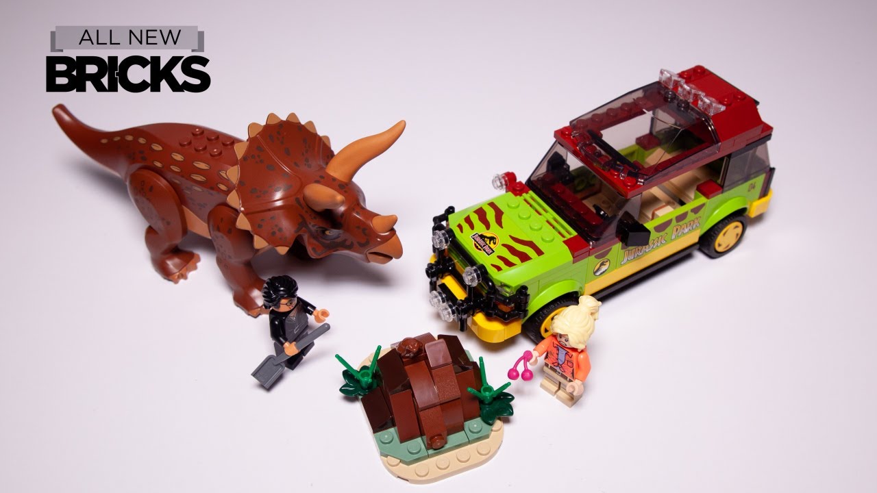 Lego Jurassic World 76959 Triceratops Research Speed Build