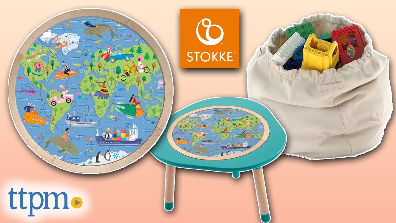 MuTable Around the World Round Puzzle and Toy Storage Bag