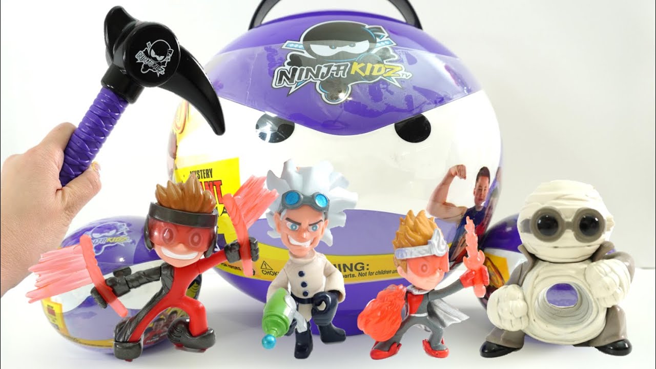 Ninja Kidz GIANT Mystery Ninja Ball Series 3 Unboxing and Review