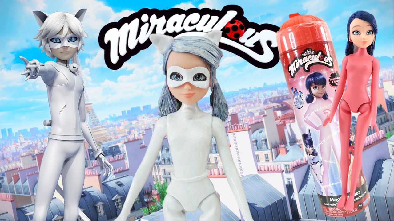 Cat Blanc Akumatized Cat Noir Villain – Miraculous Ladybug Custom Toy Doll