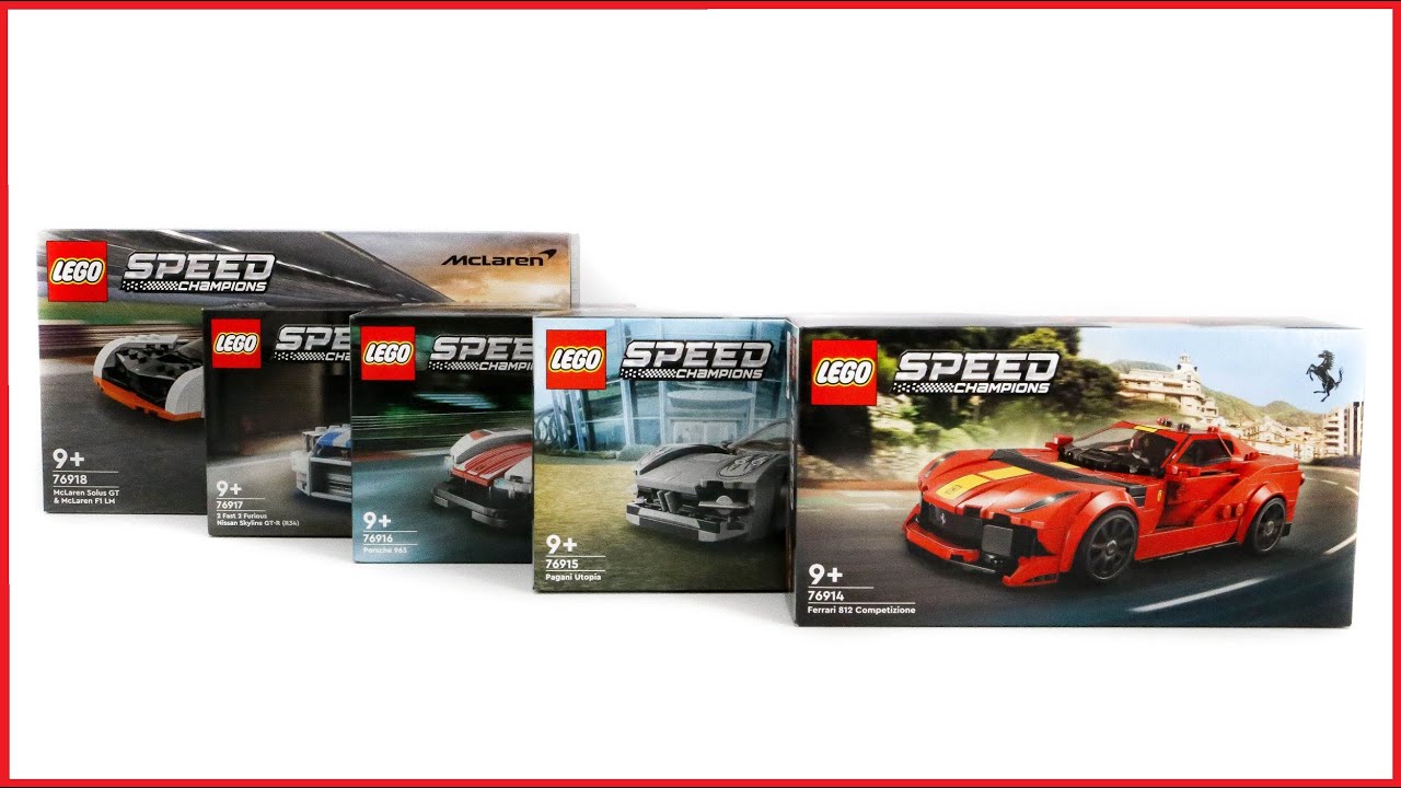 ALL Speed Champions 2023 Sets COMPILATION