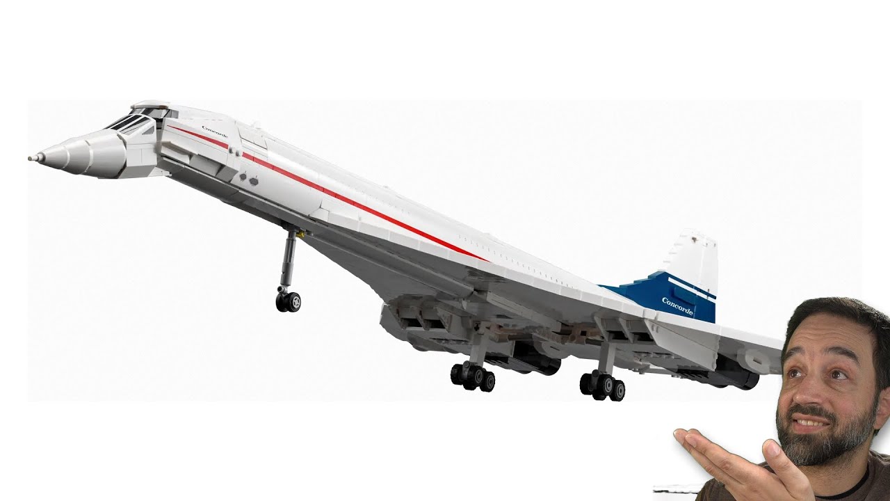 LEGO Icons Concorde official reveal & thoughts! 42″ / 105 cm & 2000+ pieces