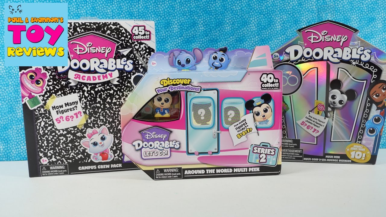 Disney Doorables Palooza Campus Crew Academy Series 10 Unboxing | PSToyReviews