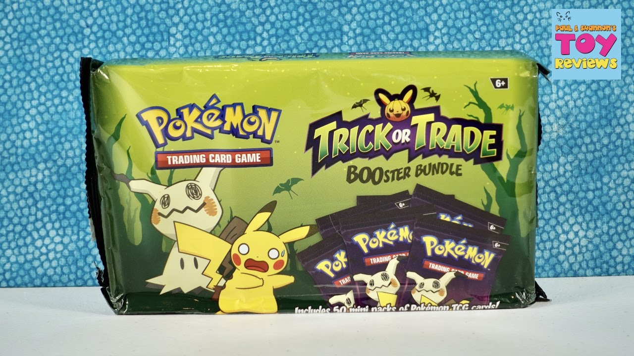 Pokemon TCG Trick or Trade Halloween Booster Bundle Pack Opening | PSToyReviews