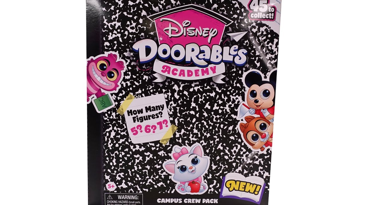 Disney Doorables Academy Campus Crew Pack Unboxing Review