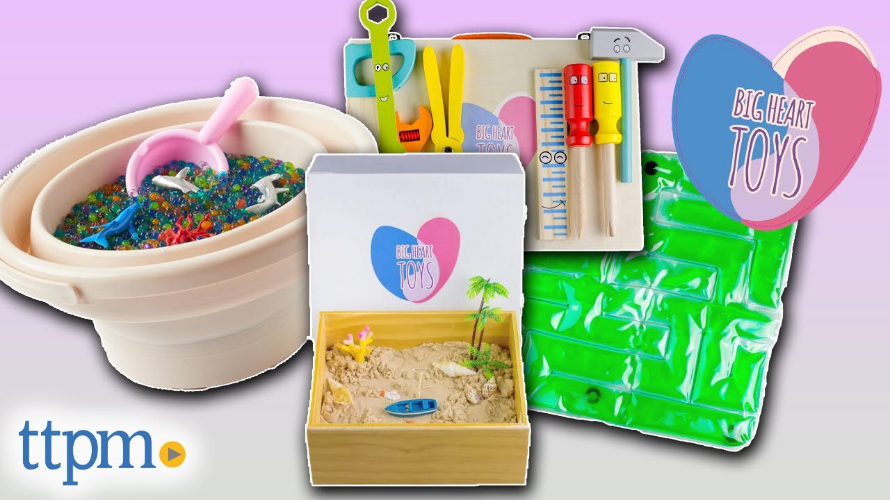 Kid's Sensory Weighted Gel Maze, Build Your Own Toy Toolbox, Collapsible Ocean Sensory Bin, & more