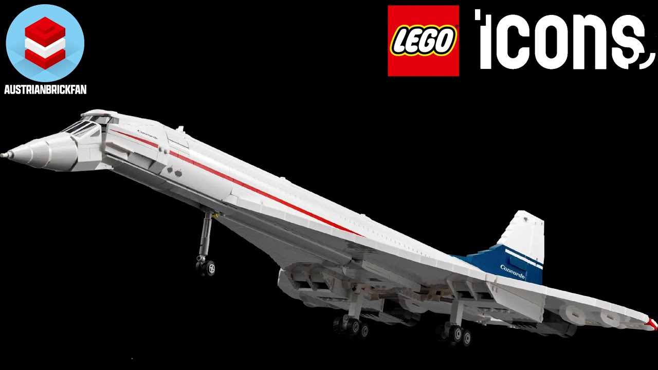 LEGO Icons 10318 Concorde Speed Build Review