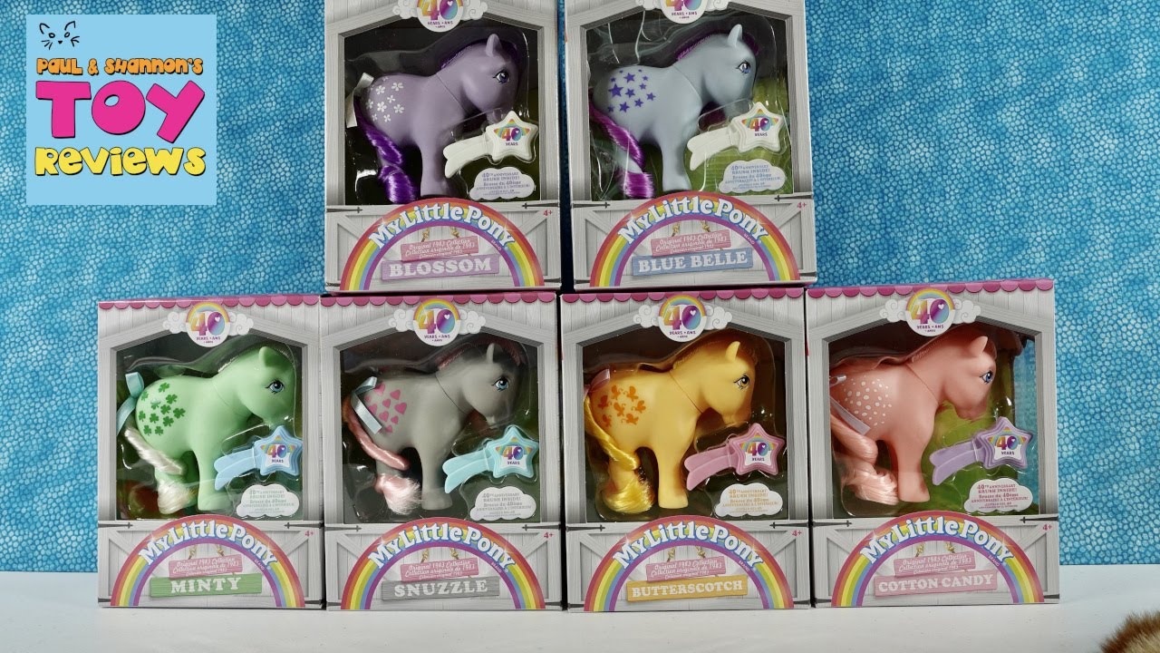 My Little Pony Original 1983 Collection MLP Unboxing Review | PSToyReviews