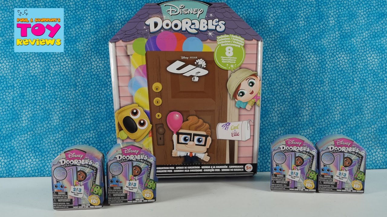 Disney Doorables Up Collection + Series 10 Unboxing | PSToyReviews