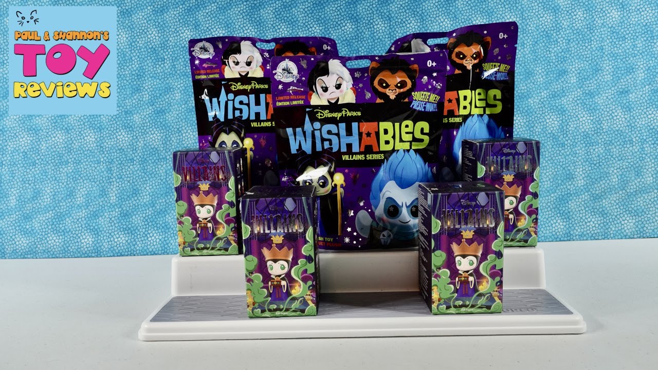 Disney Wishables Villains Pop Mart Figure & Plush Unboxing | PSToyReviews