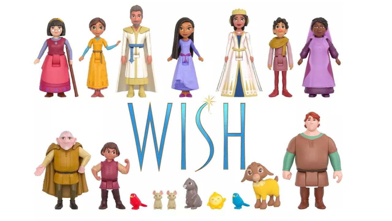 Kingdom of Rosas Disney Wish Movie Character Mini Doll Set