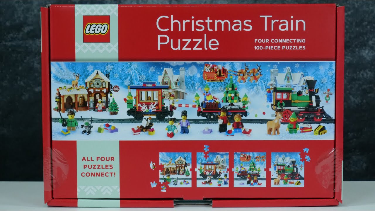 LEGO Christmas Train Puzzle Speed Build