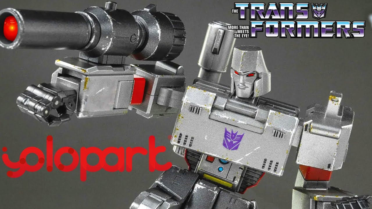 Transformers Megatron AMK Pro Series Model is so Real - Light up Eyes and Cannon!