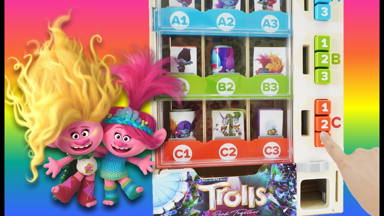 Trolls Band Together Surprise Toys Vending Machine