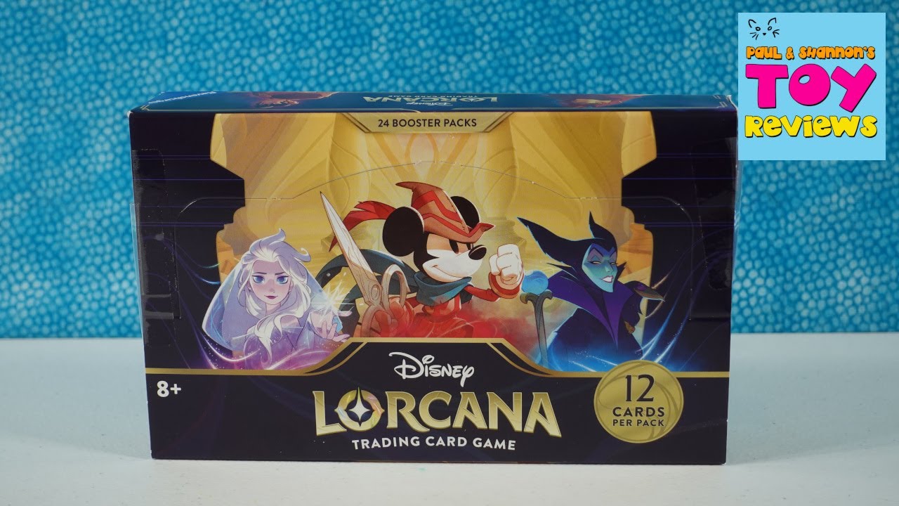 Disney Lorcana Trading Card Game Booster Box Opening | PSToyReviews