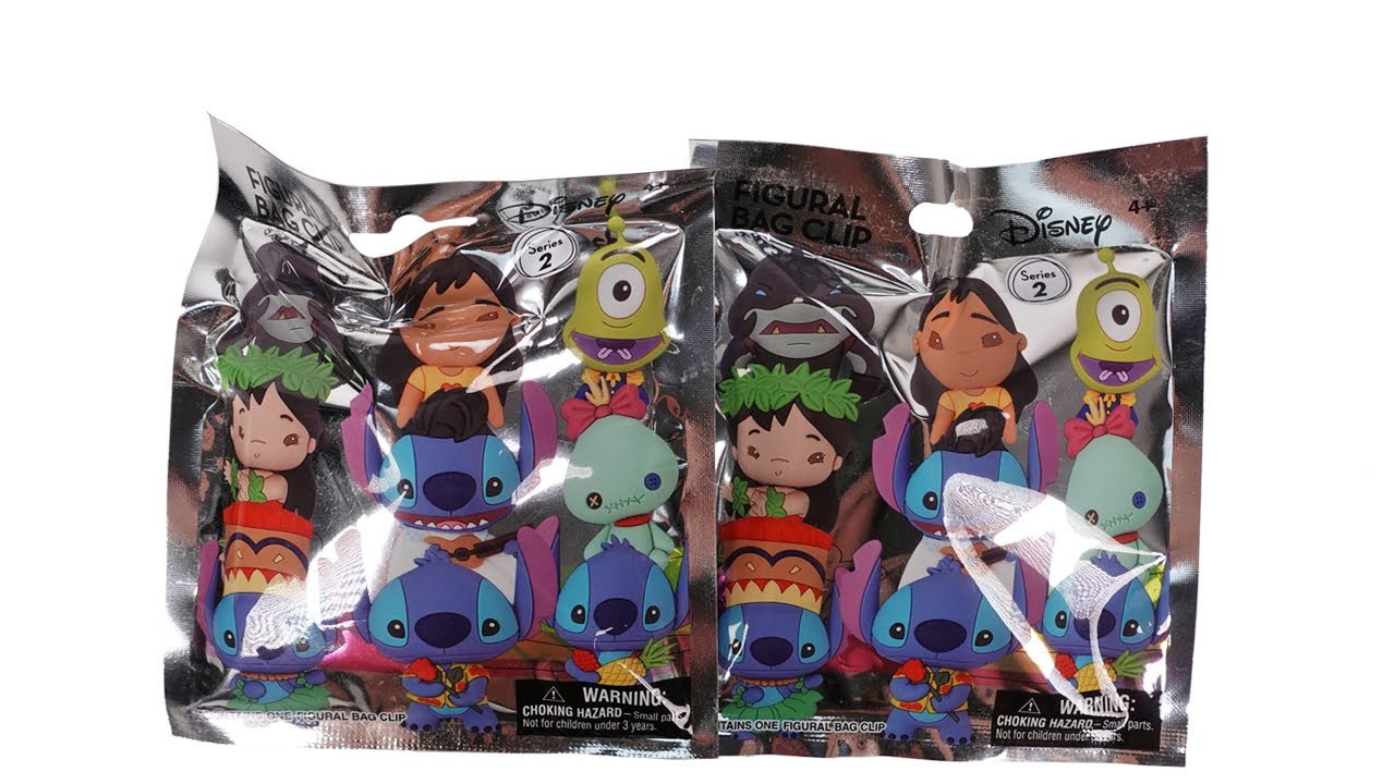 Disney Lilo and Stitch Series 2 Figural Bag Clip Blind Bag Unboxing Review