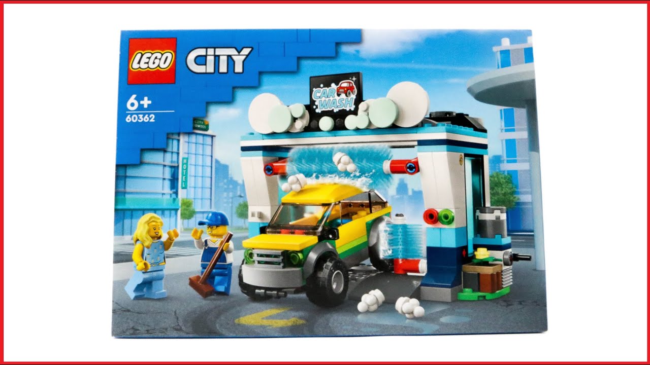 LEGO City 60362 Car Wash Speed Build