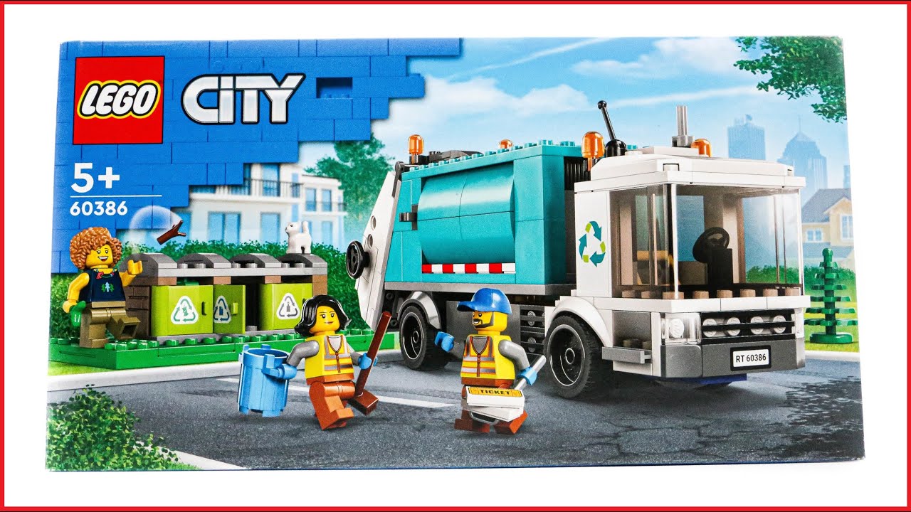 LEGO City 60386 Recycling Truck Speed Build