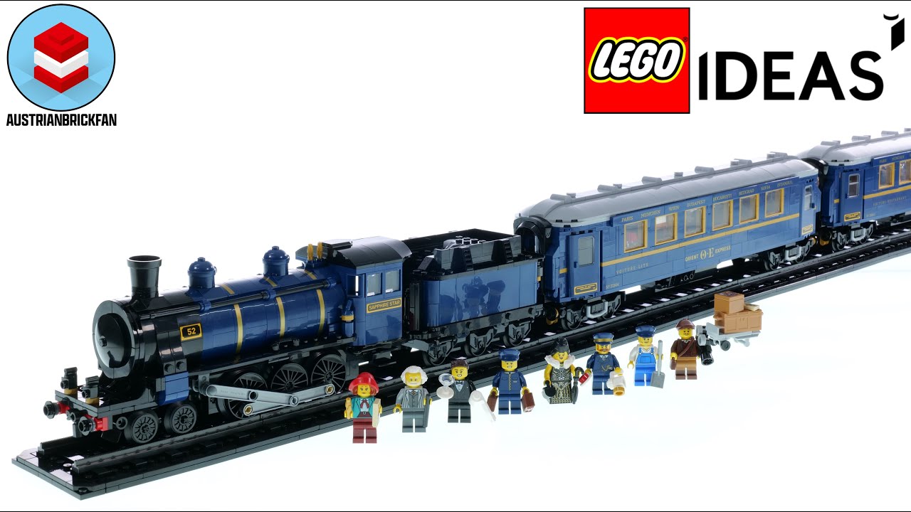 LEGO Ideas 21344 The Orient Express Train – LEGO Speed Build Review