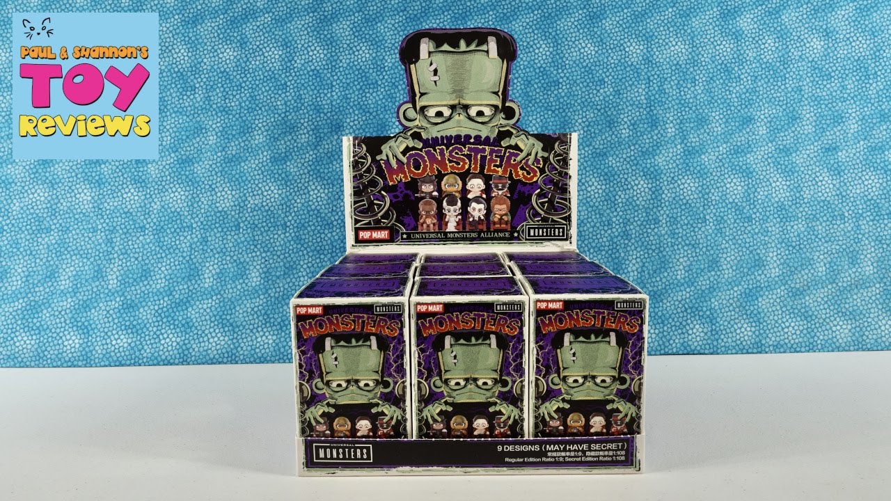 Universal Monsters Alliance Pop Mart Blind Box Figure Unboxing | PSToyReviews