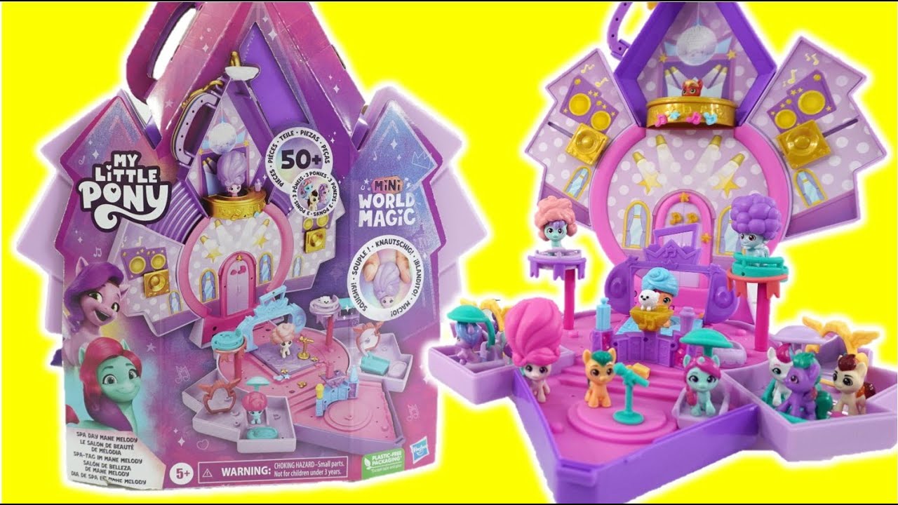 Spa Day Mane Melody My Little Pony Mini World Playset Toy